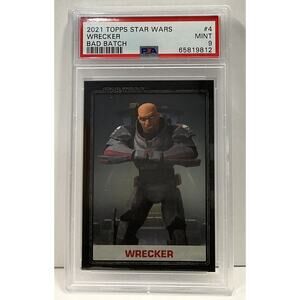 Star Wars 2021 Wrecker Bad Batch PSA 9 #4 Cert# 65819812